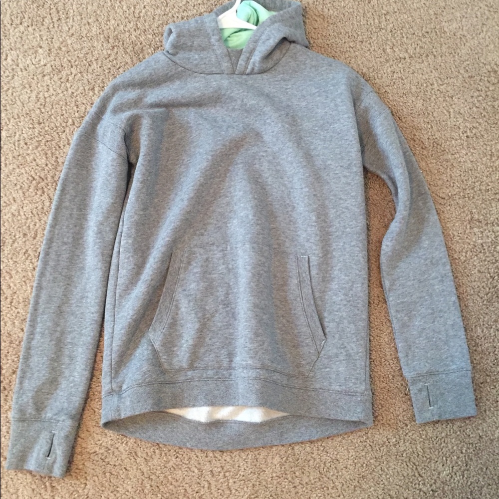 Grey champion hoodie
